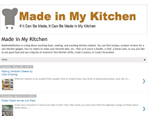 Tablet Screenshot of madeinmykitchen.com